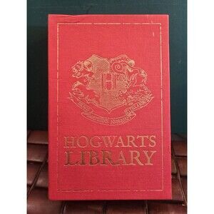 Harry Potter Hogwarts Library J.K. Rowling 3 Volume Hardcover  Box Set Scolastic